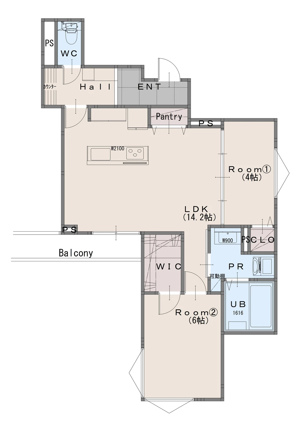 E PLAN の間取り図